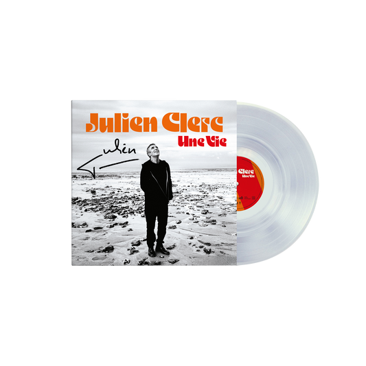 Vinyle transparent "Une vie" dédicacé - édition limitée